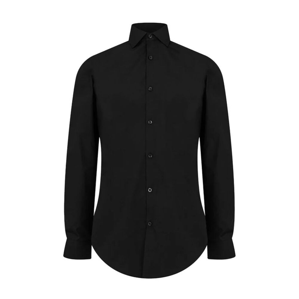 Twisted Tailor Mens Slim Formal Shirt / Black